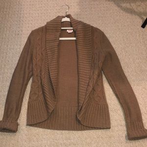 Brown cardigan